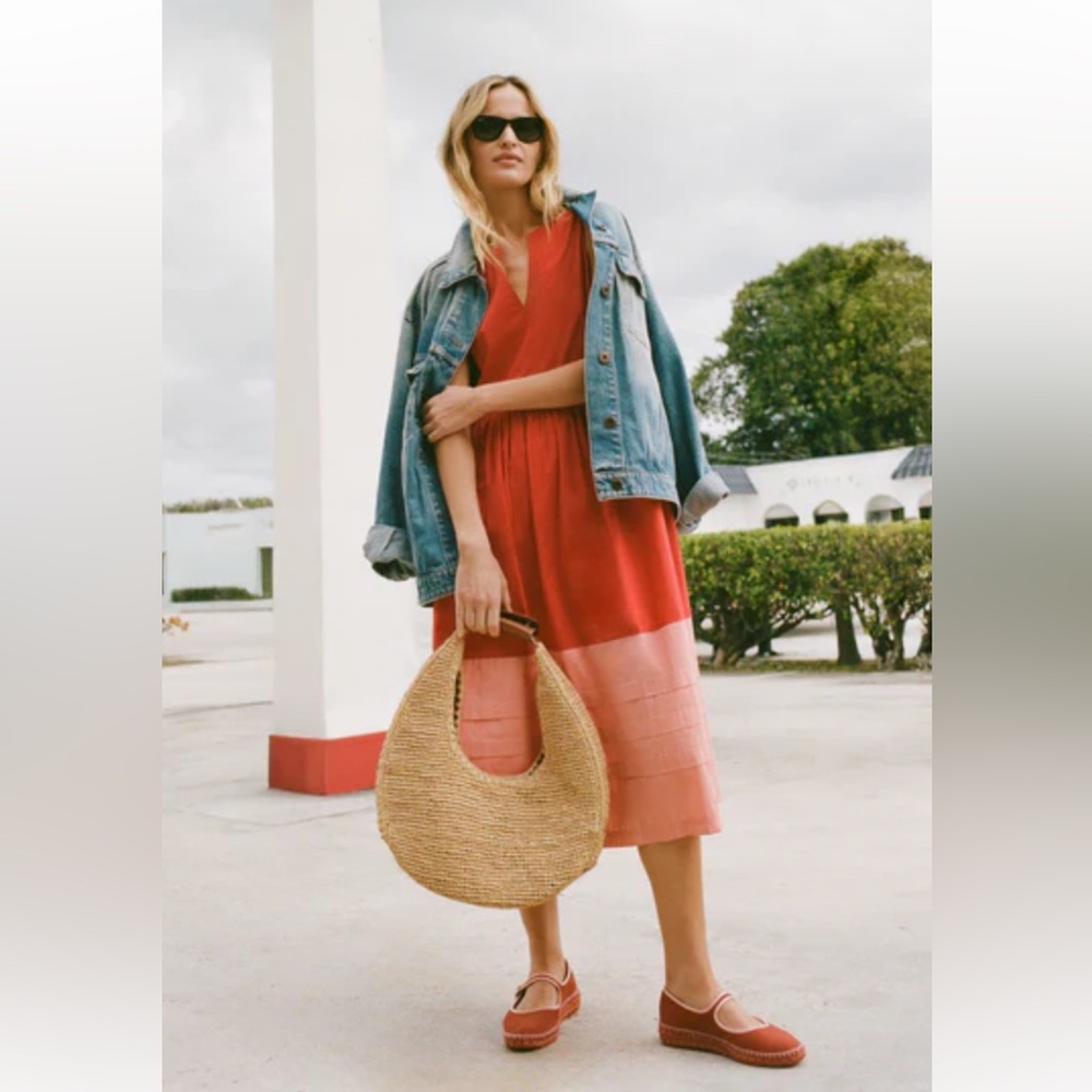 Tuckernuck Color Block Elise Dress Size Large